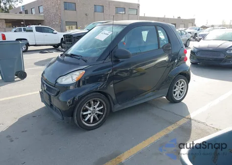2013 Smart Fortwo Pure из США, поврежденный, VIN WMEEJ3BA4DK595876